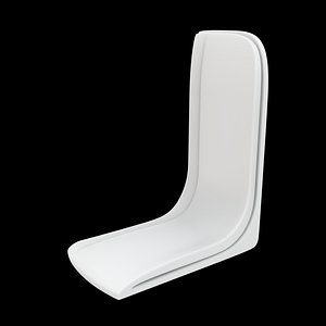 Curved Bookend 3D Printable Model referen 3D model