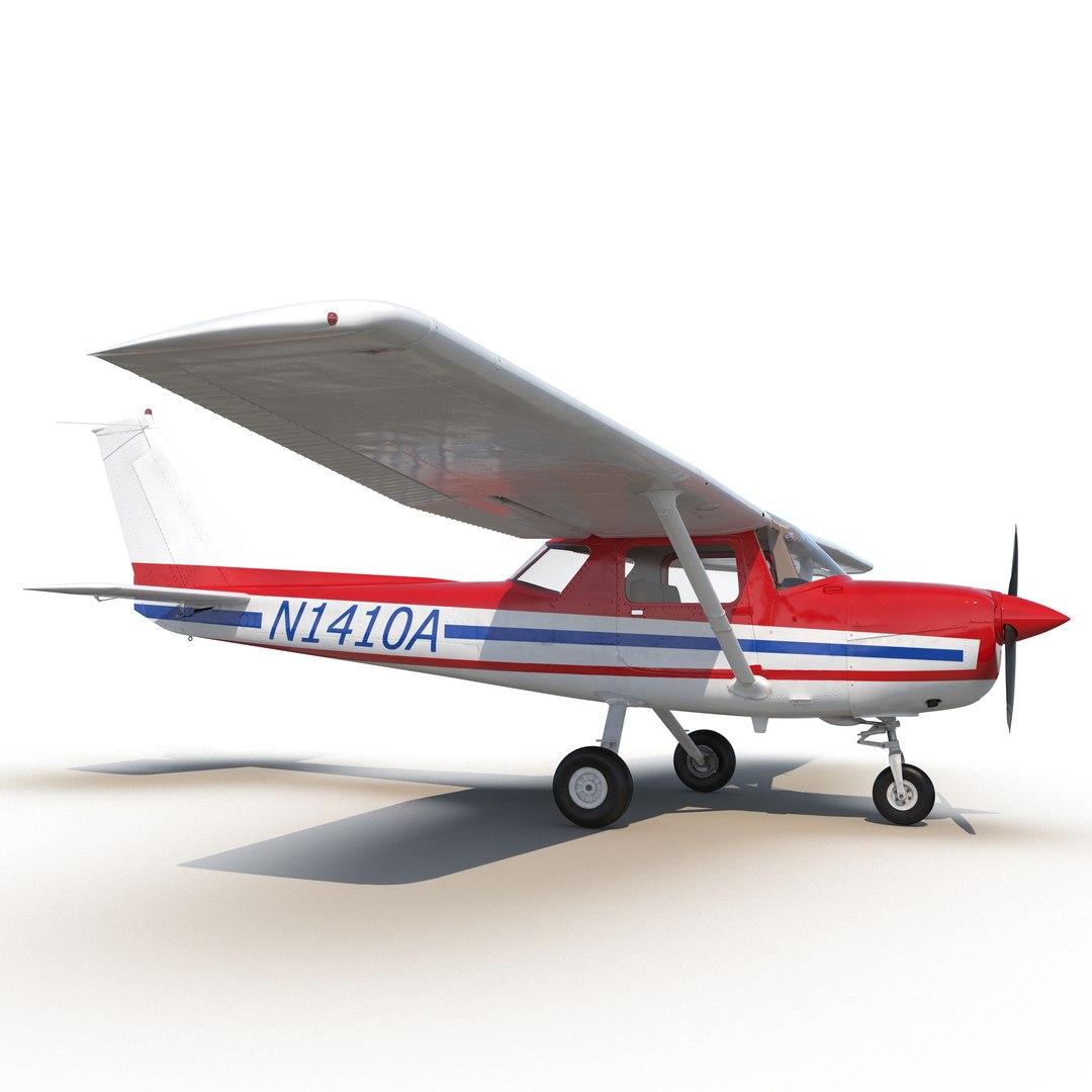 cessna 150 2 3d model