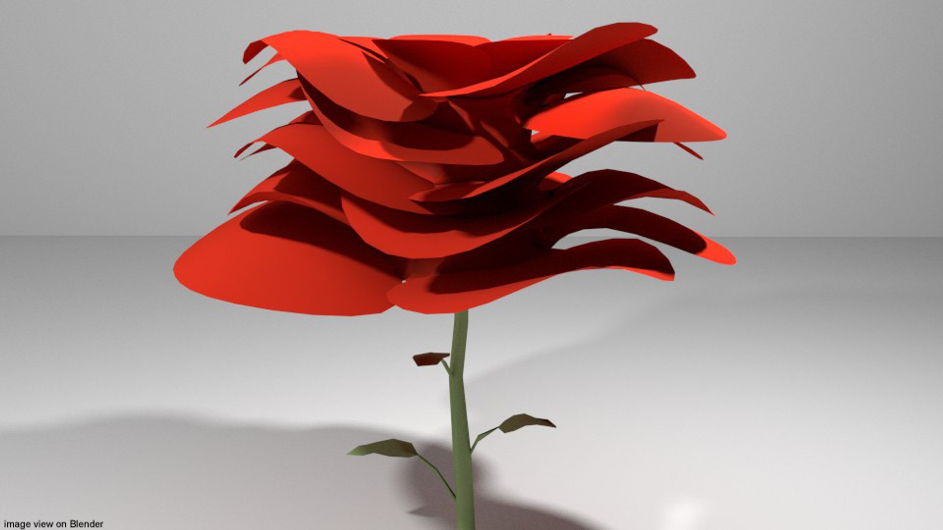 Rose Flower 3D Model - TurboSquid 1180314
