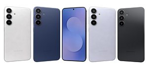 Samsung Galaxy S25 FE All Colors 3D model