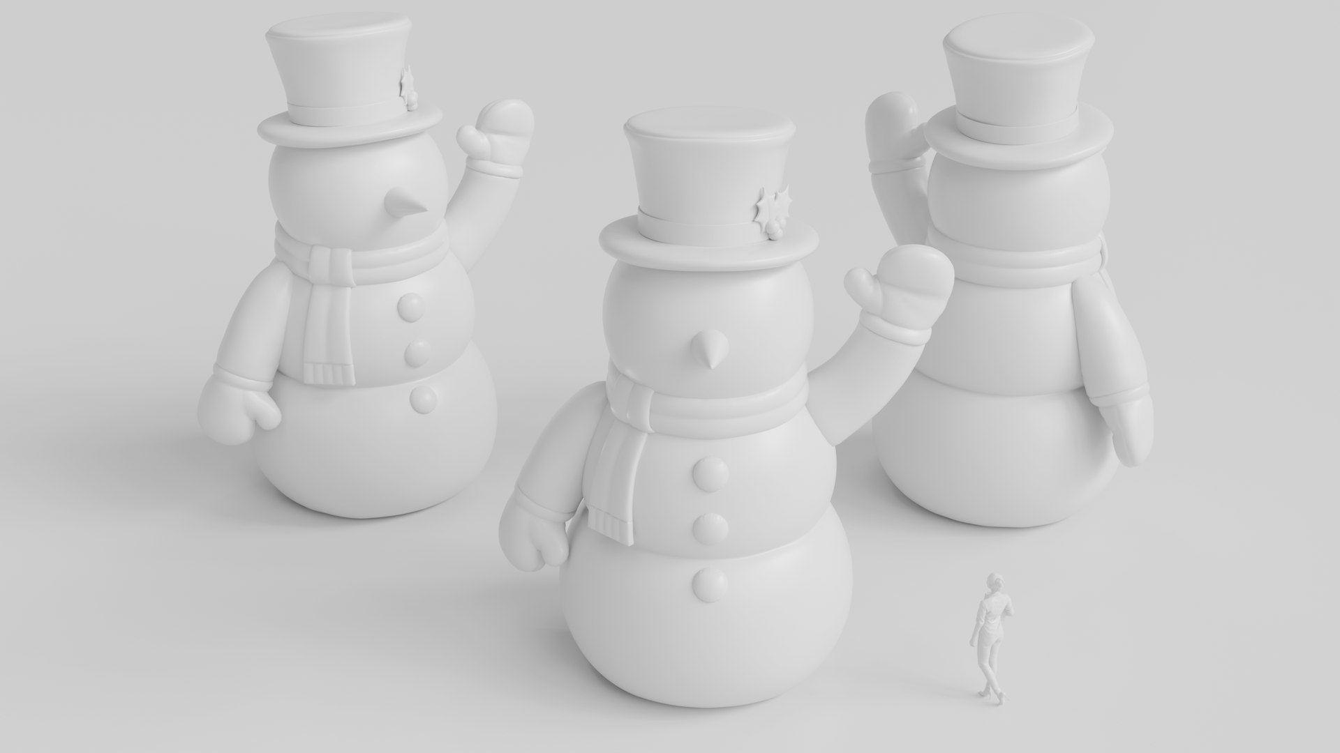 3D Christmas Inflatable Snowman https://p.turbosquid.com/ts-thumb/X2/AOwRom/aR/clay/png/1789177750/1920x1080/fit_q87/425cdb714cfe810d9197086937cca200e613e458/clay.jpg