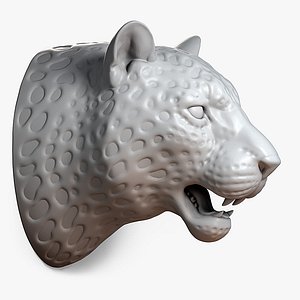 Leopard Head (Sculpture)