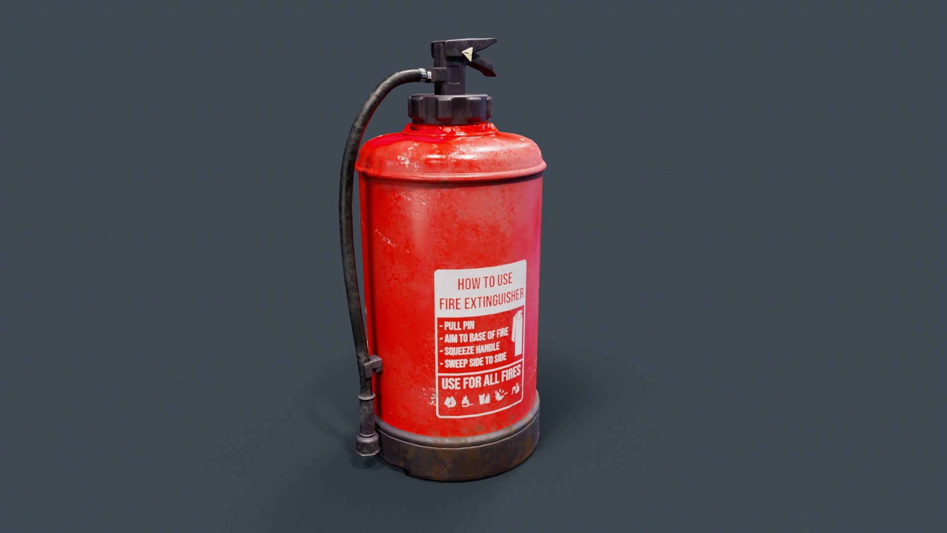 Wall Mounted Fire Extinguisher 3D Model TurboSquid 1818836