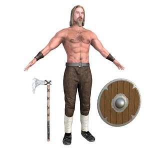 3D model viking 4