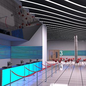 Cinema Lobby model