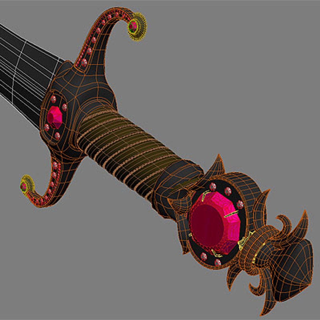 3d Model Sword Longsword