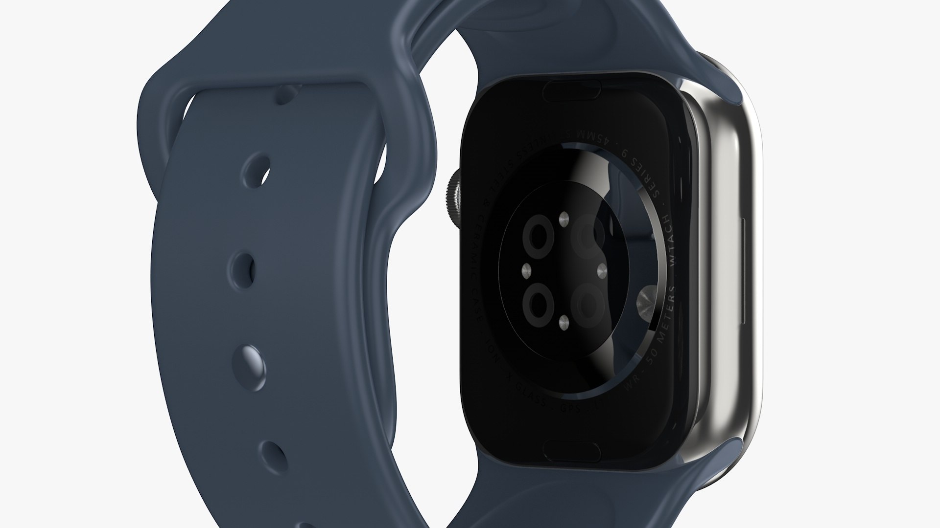 Apple Watch Series 9 Stainless Steel Silver 3D model https://p.turbosquid.com/ts-thumb/X2/Fja9LY/en/steelsilver13/jpg/1695459291/1920x1080/fit_q87/9295495ea7851c624ba1cb946887e13b24e5b746/steelsilver13.jpg