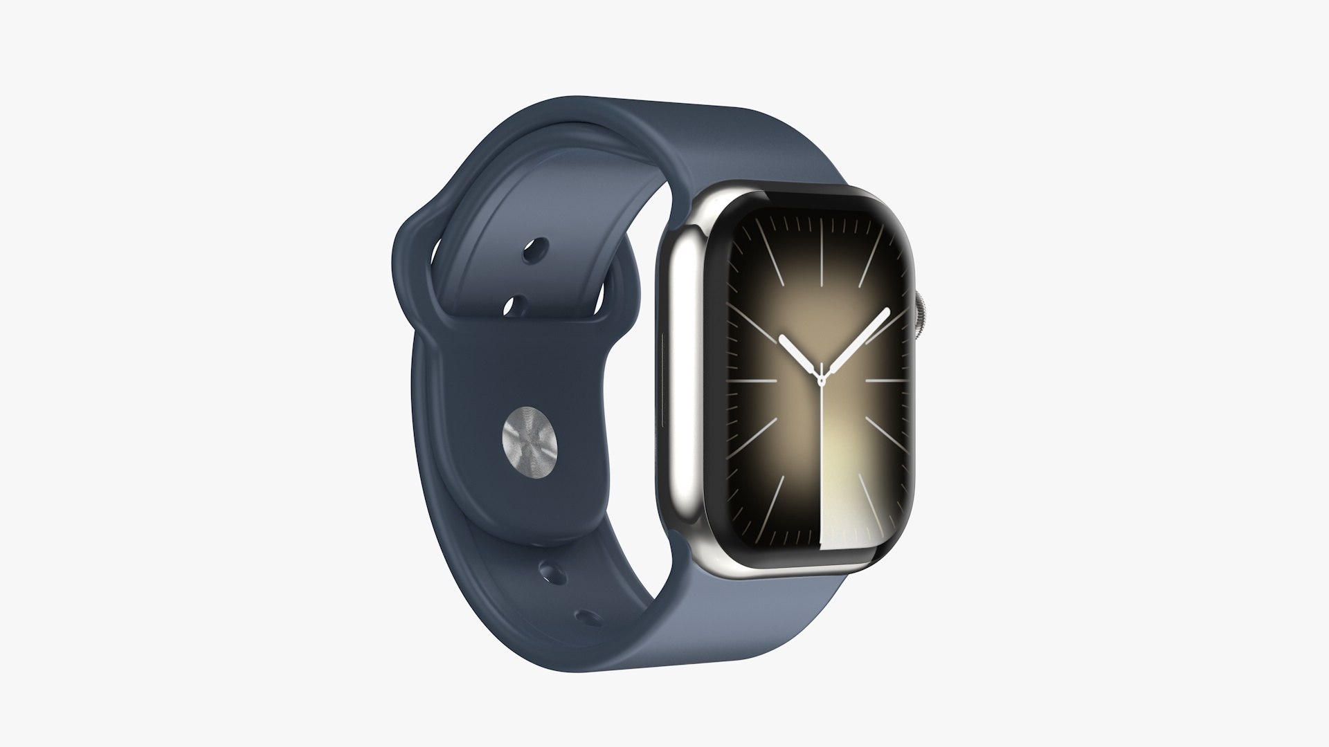 Apple Watch Series 9 Stainless Steel Silver 3D model https://p.turbosquid.com/ts-thumb/X2/Fja9LY/zT/steelsilver03/jpg/1695459282/1920x1080/fit_q87/01108cd8c24013e463fd55d3e0bb471e60205015/steelsilver03.jpg