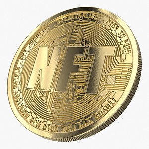 3D NFT Gold Coin