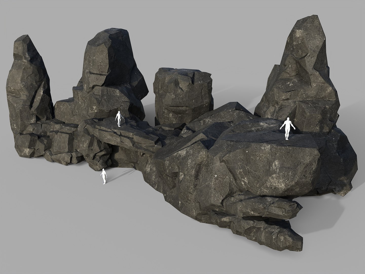 3D Mountain Rock Pbr Pack 08 Model - TurboSquid 2139534