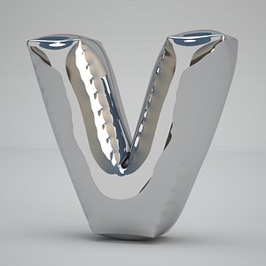 V Balloon Silver