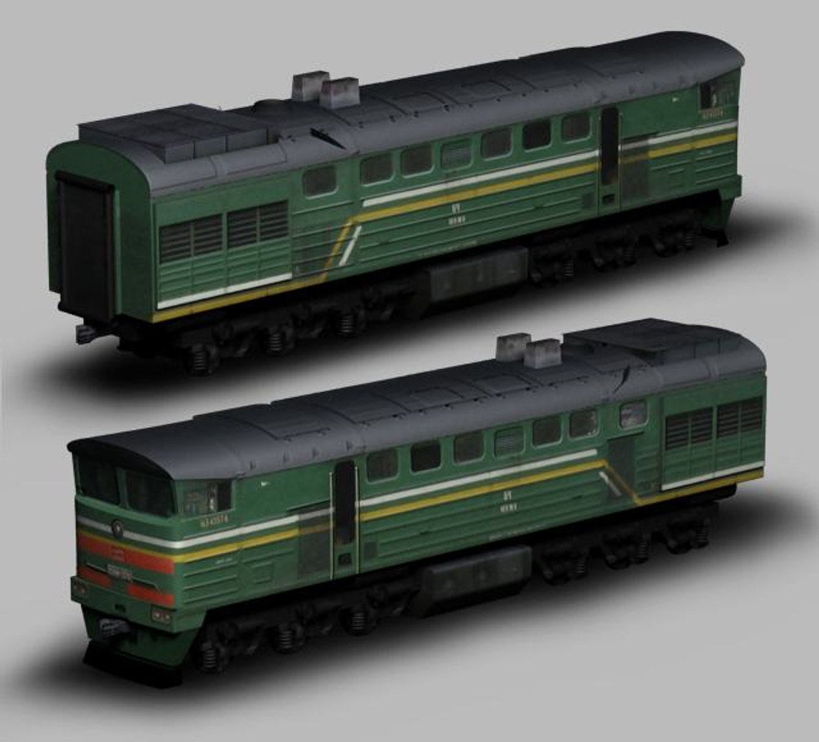 3d Diesel Locomotive 2te10m