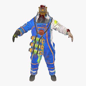 Hazmat Zombie 3D model