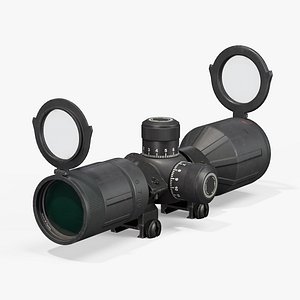 3D Rifle Scope 40mm Contour