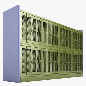 storage shelving weapon 3D model