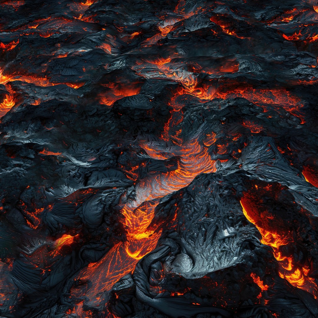 3D model Volcanic Lava HD 8K - TurboSquid 2173425