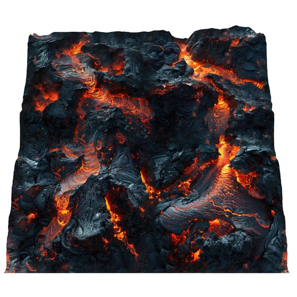 3D model Volcanic Lava HD 8K