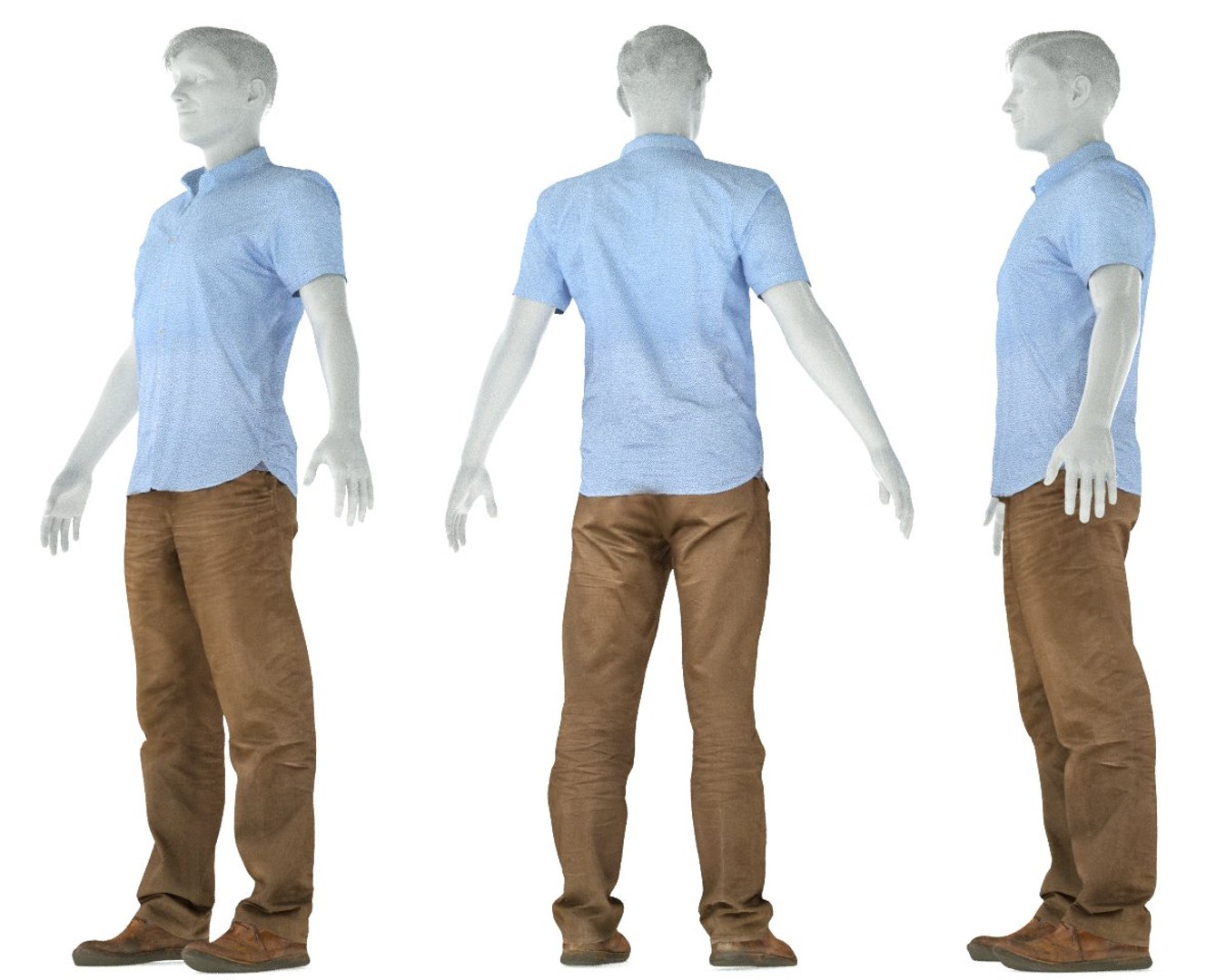Male Clothing Outfit 3D - TurboSquid 1329834