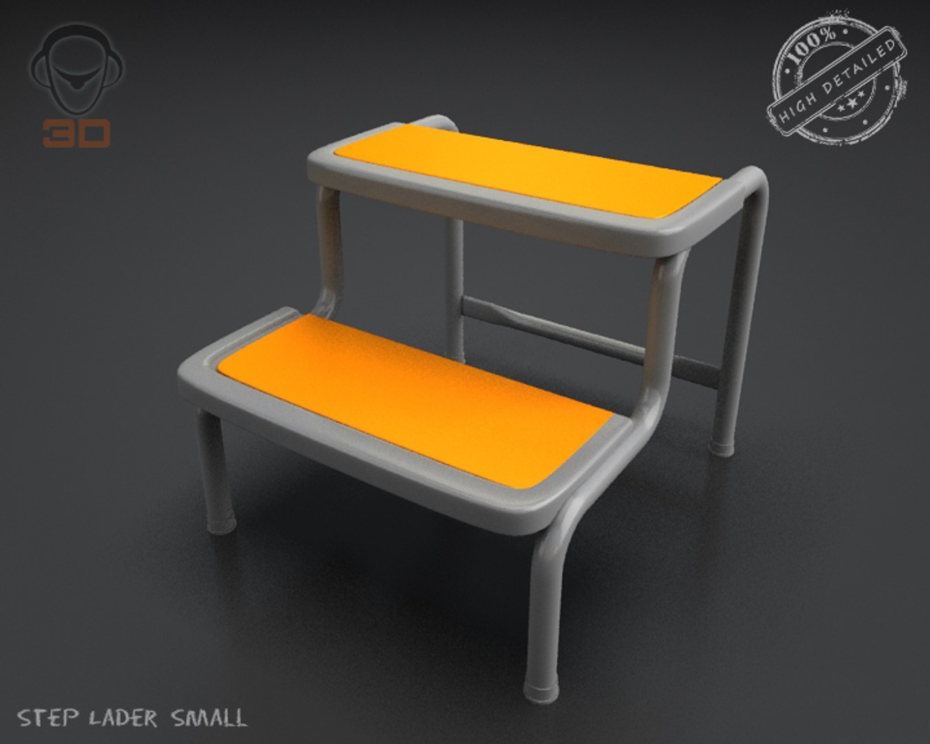 Step Lader Small 3d Max