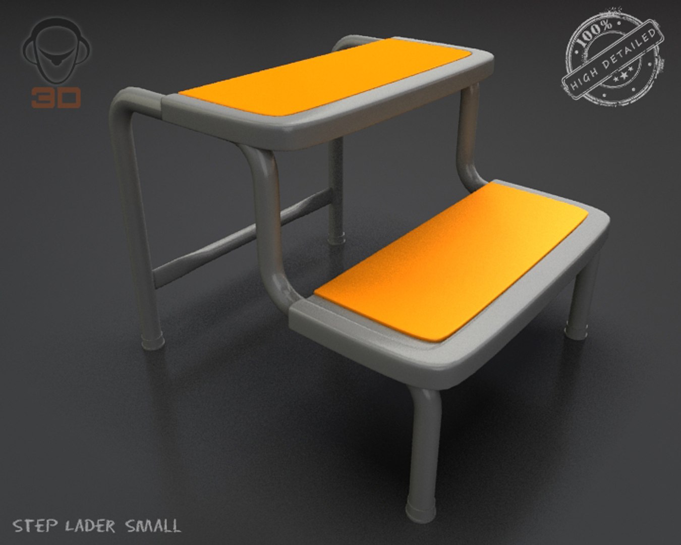 Step Lader Small 3d Max