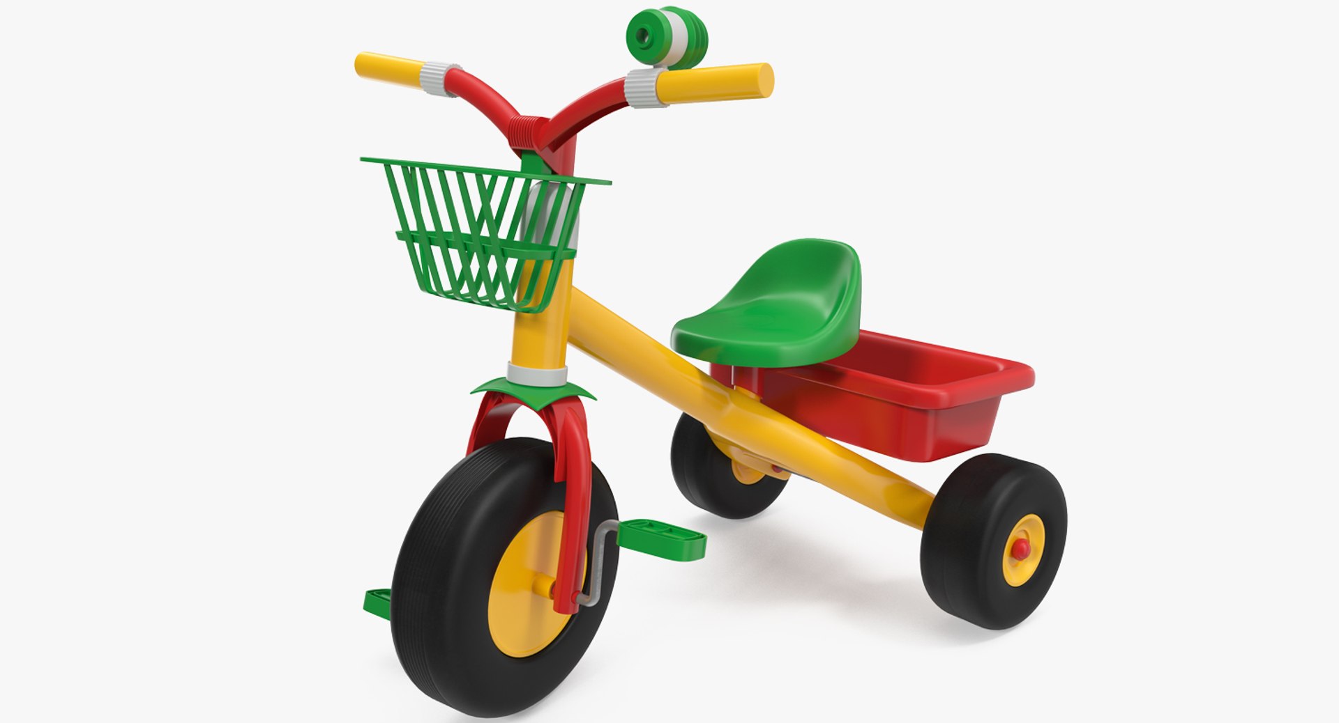 Childrens Trike Tricycle Pedal 3D Model TurboSquid 1216857