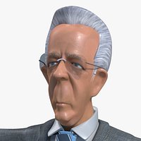 Political Caricature Mario Monti