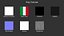Italy Cloth Flag Wall Mount Animated 3D model
