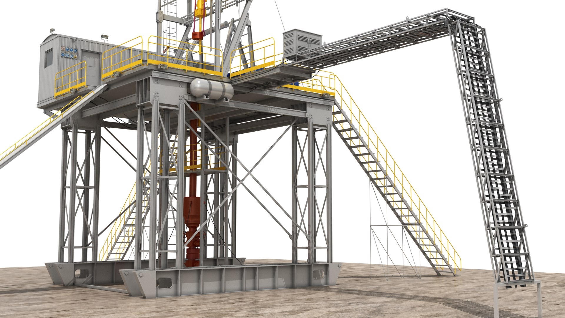 Land Rig 3D Model - TurboSquid 1288885