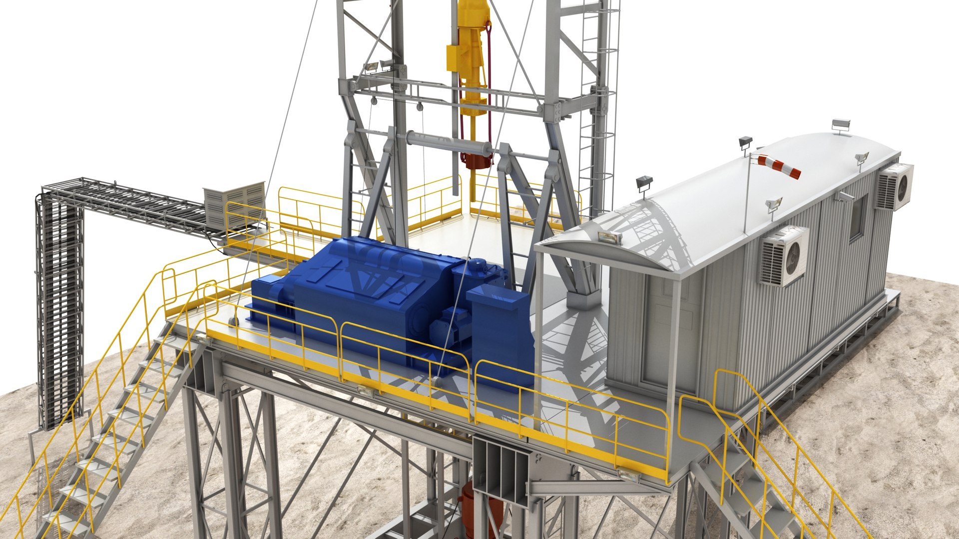 Land Rig 3D Model - TurboSquid 1288885