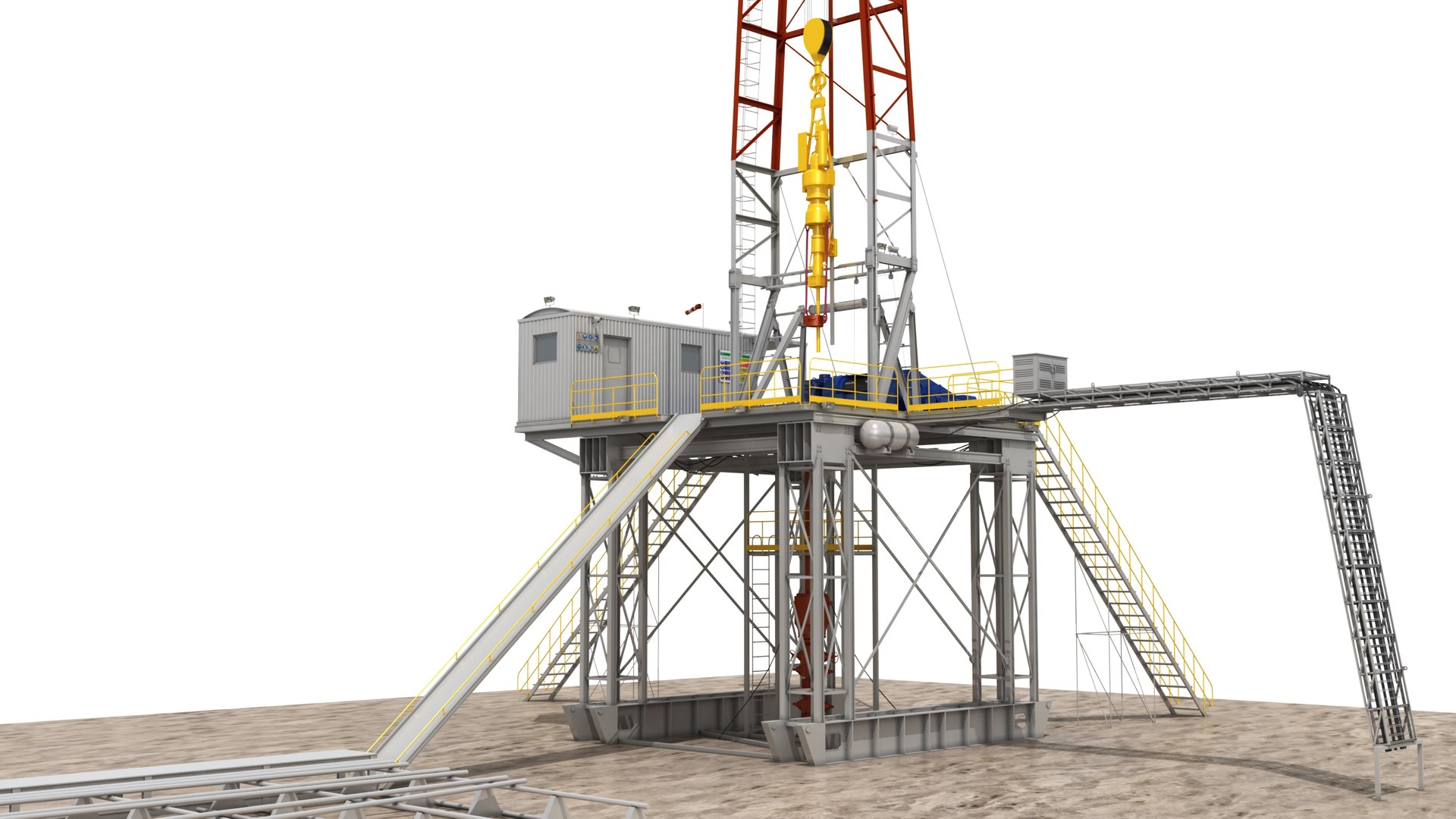 Land Rig 3D Model - TurboSquid 1288885