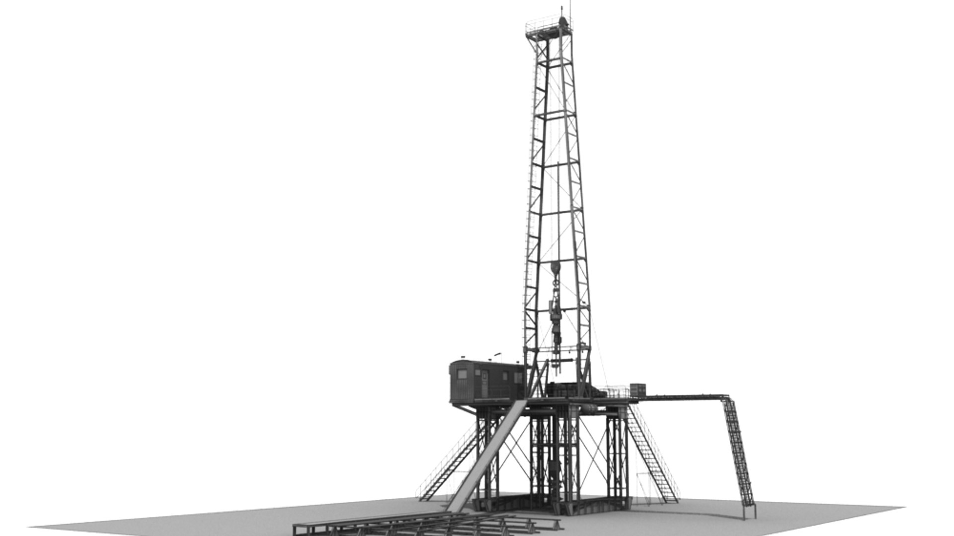 Land Rig 3D Model - TurboSquid 1288885