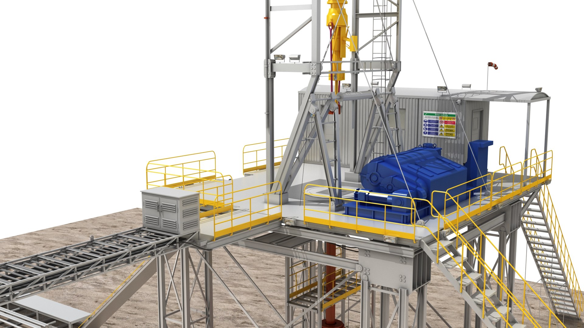 Land Rig 3D Model - TurboSquid 1288885