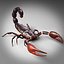 scorpion rig animation 3d model