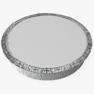 3D model Round Disposable Aluminum Foil Pan