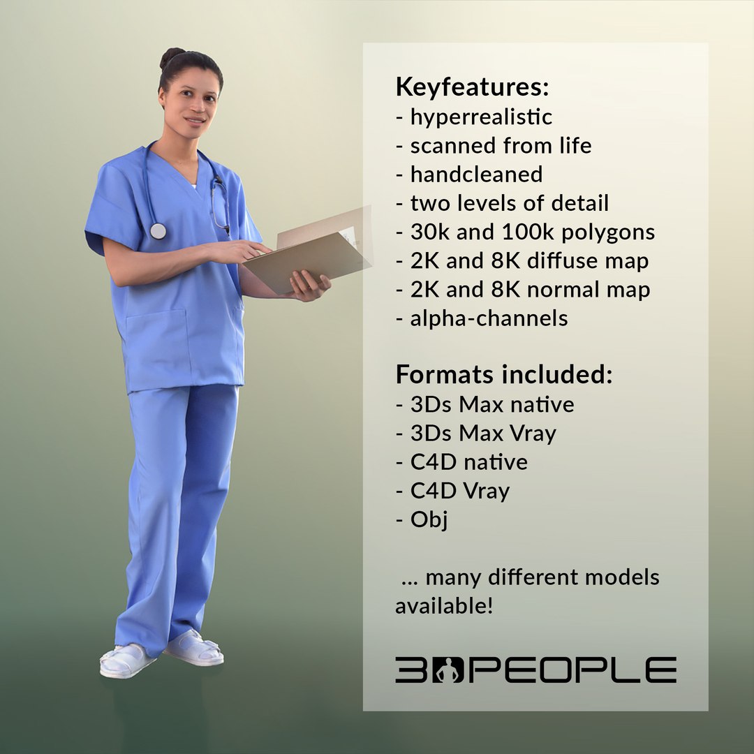 10897  Diana - Nurse Standing With Documents 3D model https://p.turbosquid.com/ts-thumb/X3/0oPyCS/Cx/10897_02/jpg/1633000470/1920x1080/fit_q87/72baa37e97d3d9d3f13e8210fa7937ef8986d033/10897_02.jpg