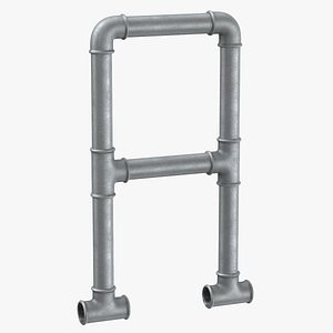 Galvanized Steel Pipe Letter A