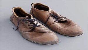 Old Men s Leather Shoes 3D