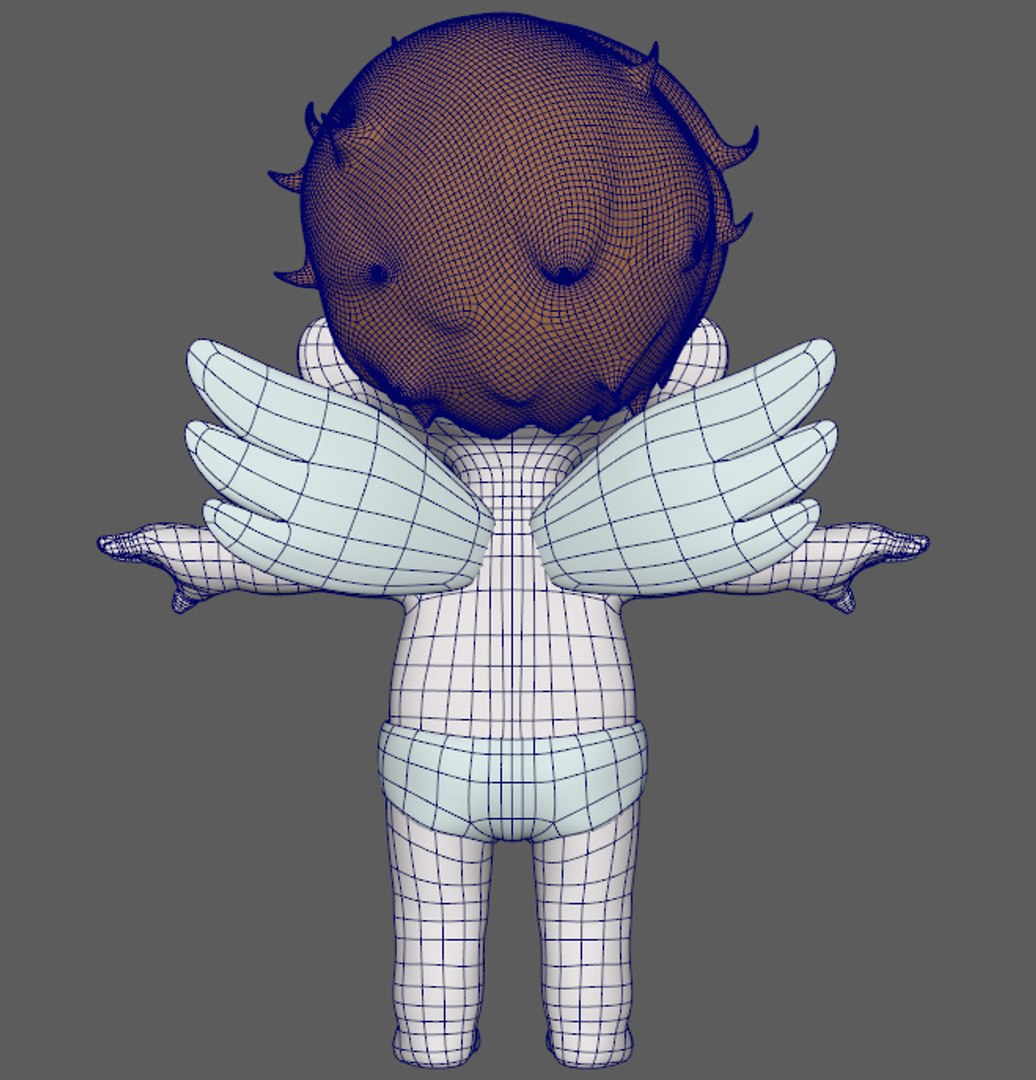3D model cute cupid - TurboSquid 1609870
