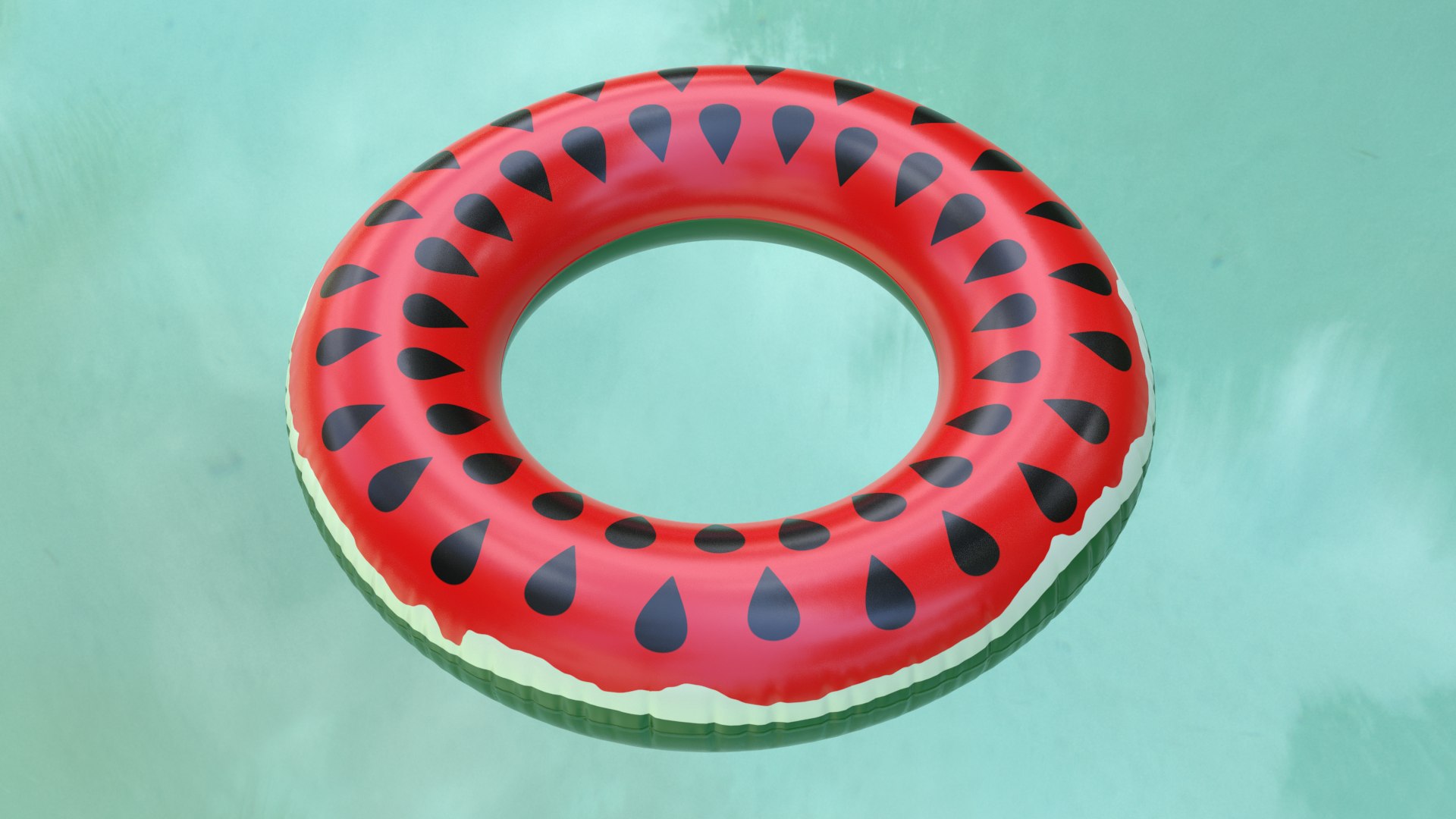 3D Model Inflatable Watermelon Ring - TurboSquid 1761381