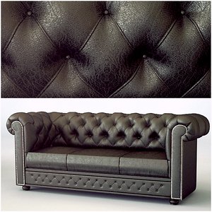Chesterfield Classic 3-seater Sofa Antique Brown
