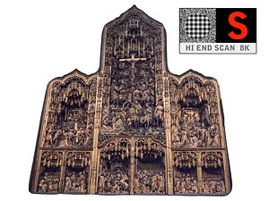 3d gothic architecture 8k