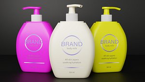 Shampoo Bottle 3D