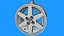 TOFAS JANT WHEEL RIM-6 Spoke Keychain Keyring 3D Printable Model