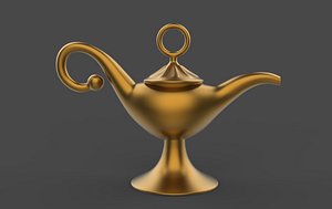 3D Aladdin Lamp 3D Icon 3D model