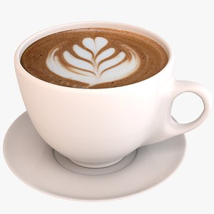 coffee latte 3D