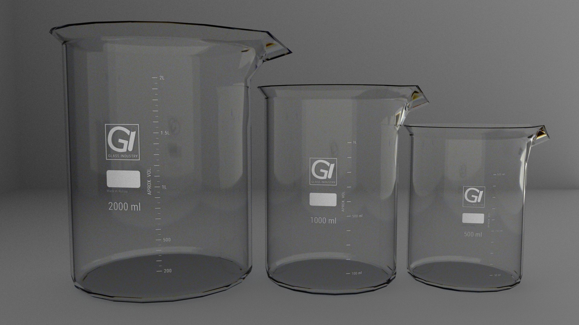 Beaker Science 3D Model TurboSquid 1645955 4