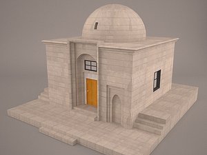 cemetery graveyard tomb crypt 3D model