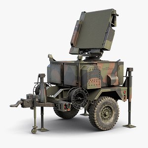 AN MPQ-64 Sentinel Radar Game Ready