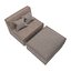 Milano Bedding Tommy Upholstered fabric pouf