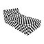 Milano Bedding Tommy Upholstered fabric pouf